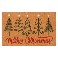 Rohožka s vánočním motivem z kokosového vlákna 40x70 cm Merry Christmas – Hanse Home