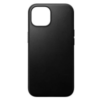 Nomad Modern Leather Case Black iPhone 15