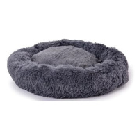 Kerbl pelíšek Fluffy pro štěňata a malé psy, plyšový, šedý, 76 × 19 cm