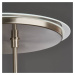 FISCHER & HONSEL Stojací lampa LED Driva, barva niklu, výška 182, 2 světla, CCT