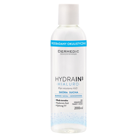 Dermedic Hydrain3 Hialuro micelární voda 200 ml