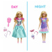 Mattel Barbie Moje první barbie panenka den a noc - fialová