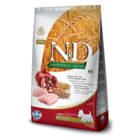 N&D Ancestral Grain Dog Adult Mini Chicken & Pomegranate 2,5 kg