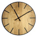 Flexistyle z216 -  velké dubové nástěnné hodiny s průměrem 60 cm