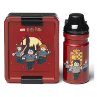 LEGO Harry Potter svačinový set (láhev a box) - Nebelvír