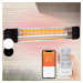Blumfeldt Smartwave, infračervený ohřívač, karbonová trubice, 2400 W, ovládání přes aplikaci, bí