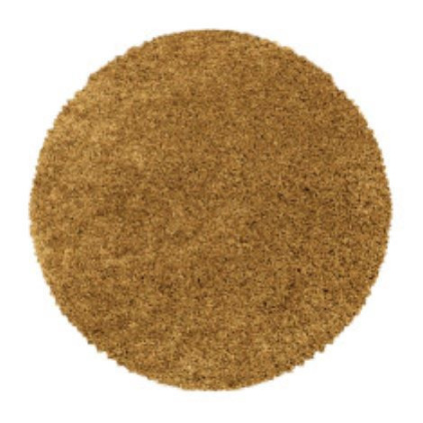 Ayyildiz koberce Kusový koberec Sydney Shaggy 3000 gold kruh - 200x200 (průměr) kruh cm