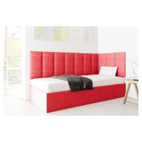 Eka Čalouněná postel Lucy s čalouněnými panely ZDARMA - 90x200 cm Barva látky Trinity: (2309) Če