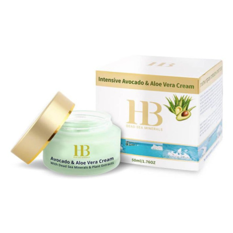 H&B Dead Sea Minerals Intenzivní pleťový krém Avocado & Aloe Vera 50 ml