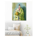 Obrazy na stěnu - Japonská žena s hruškou Rozměr: 80x100 cm, Rámování: bez rámu a bez vypnutí pl