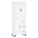 vidaXL Skříň highboard bílá 69,5 x 34 x 180 cm kompozitní dřevo