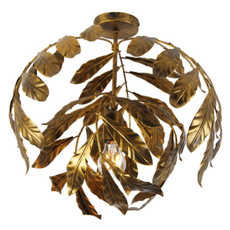 Vintage stropní svítidlo starožitné zlaté 45 cm - Linden QAZQA