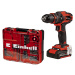 EINHELL TE-CD 18/40 Li-i +64 (2x2Ah) aku příklepová vrtačka + mobilní dílna (64 ks)