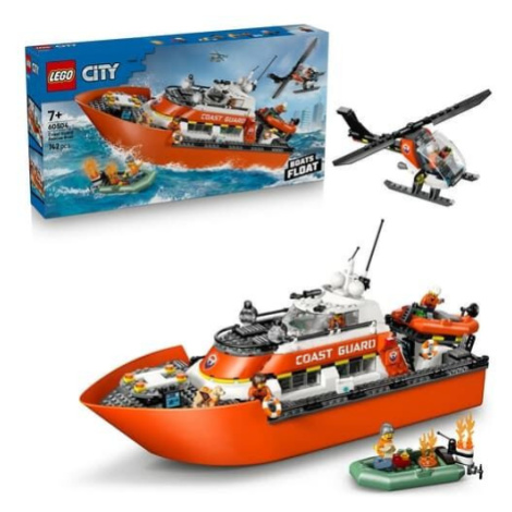 LEGO® CITY 60504 Záchranný člun pobřežní hlídky a vrtulník