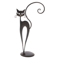 Kovová dekorace - Kočka, 52 x 14 cm