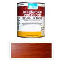 HERBOL Offenporig Pro Decor - univerzální lazura na dřevo 0.75 l Mahagon 8407