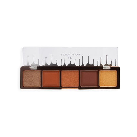 I HEART REVOLUTION Mini Chocolate Shadow Palette Milk Chocolate Fudge Revolution I Heart