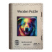 Wooden puzzle Multicolored Labrador A3