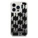 Karl Lagerfeld KLHCP14LLMNMK hard silikonové pouzdro iPhone 14 PRO 6.1" black Liquid Glitter Mon