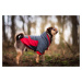 Vsepropejska Cool fleecová mikina pro psa s kapsičkou Barva: Šedo-červená, Délka zad (cm): 29, O