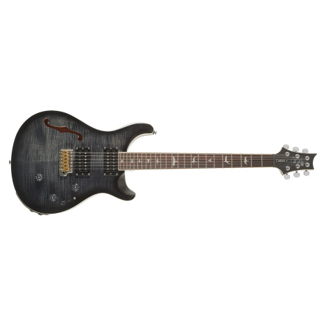 PRS SE Custom 24 Semi-Hollow Piezo CA Charcoal Burst