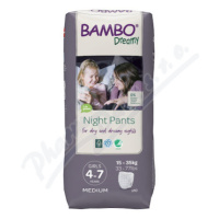 Bambo Dreamy Night Pants 4-7let Girl 15-35kg 10ks