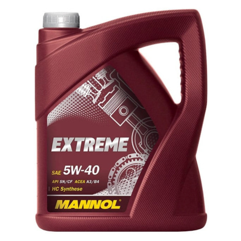 Motorový olej Mannol Extreme 5W-40 A3/B4 (5l)