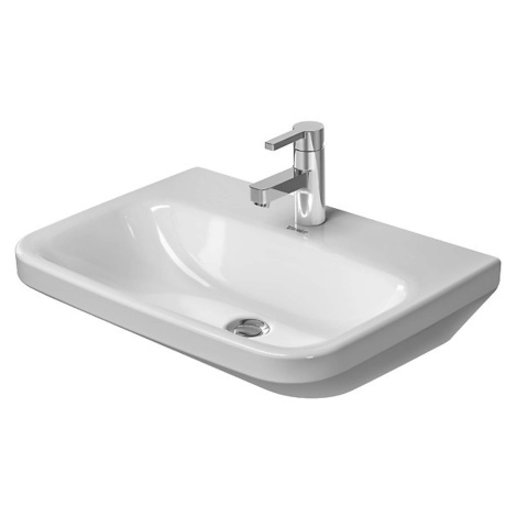 Duravit DuraStyle - Umyvadlo Med, 60x44 cm, s 1 otvorem pro baterii, s WonderGliss, bílá 2324600