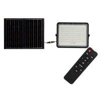 LED Venkovní solární reflektor LED/20W/3,2V 6400K černá + DO