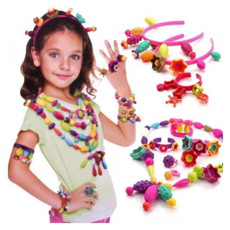 Dětské barevné korálky - velký set Toys Group