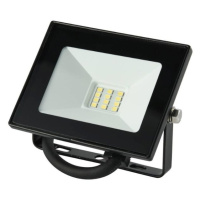 Ultratenký LED reflektor černý  10W 800lm, studená barva světla