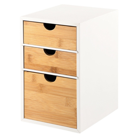 Kesper 58957 Organizér se 3 přihrádkami bambus, 27 x 21 x 17 cm