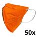 Respirátor dětská velikost FFP2 NR Kids oranžový 50ks