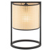 Béžová stolní lampa Fischer & Honsel Tyler, výška 36 cm