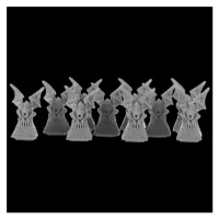 Figurky Graveyard Finials: Gargoyles, 10 ks