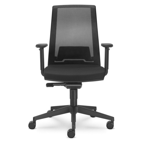 LD SEATING Kancelářská židle LOOK 270-AT, posuv sedáku, černá skladová
