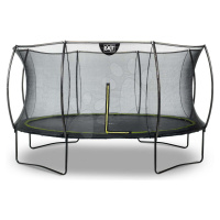 Trampolína s ochrannou sítí Silhouette trampoline Black Exit Toys kulatá černá od 3 let ET129314