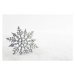 Ilustrace Christmas snowflake decoration on snow background, abzee, 40 × 26.7 cm