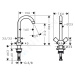 Hansgrohe 71280000 - Dřezová stojánková baterie, chrom