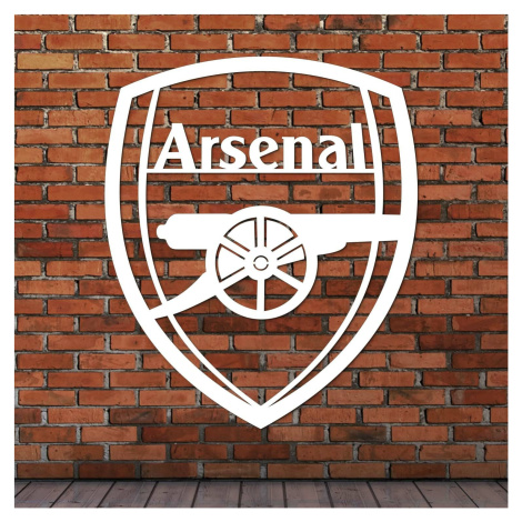 Logo fotbalového klubu ze dřeva - Arsenal DUBLEZ