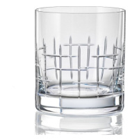Crystalex Sklenice MATTE CROSS 280 ml, 4 ks