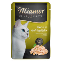 Miamor Feine Filets v želé 6 x 100 g - kuřecí v drůbežím želé