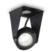Stropní reflektorové svítidlo Ideal Lux Channel Small 203133 GU10 1x7W IP20 8cm černé