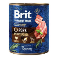 Brit Premium Dog by Nature konzerva Pork & Trachea 800g