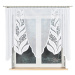Dekorační oblouková krátká záclona na žabky MELANIA 140 bílá 250x140 cm MyBestHome