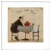 Umělecký tisk Sam Toft - Tea for Two, 30 × 30 cm