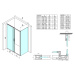 Gelco SIGMA SIMPLY sprchové dveře posuvné 1100 mm, čiré sklo