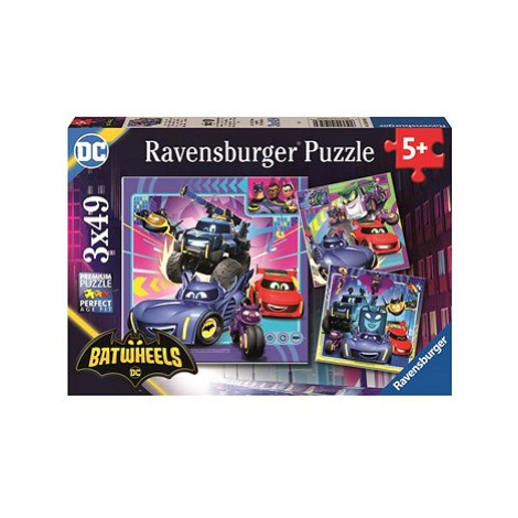 Ravensburger 120010562 Batwheels 3x49 dílků