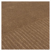 Flair Rugs koberce Kusový ručně tkaný koberec Tuscany Textured Wool Border Brown - 200x290 cm