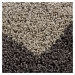 Ayyildiz koberce Kusový koberec Life Shaggy 1503 taupe kruh  - 200x200 (průměr) kruh cm